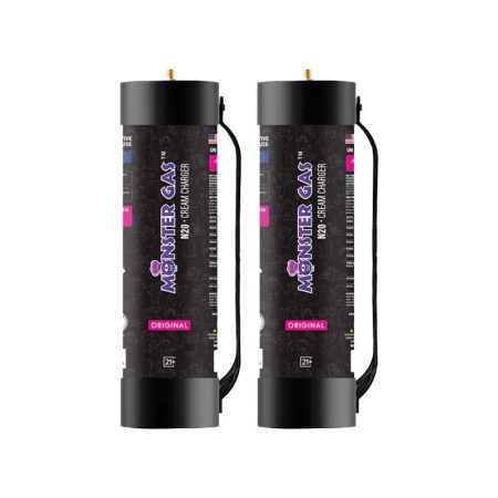 Monster Gas 2kg N2O cream charger tank 2-pack wholesale