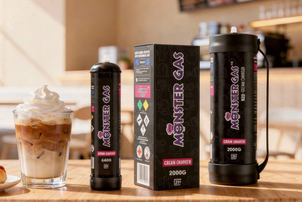 Monster Whip complete N2O cream charger product lineup