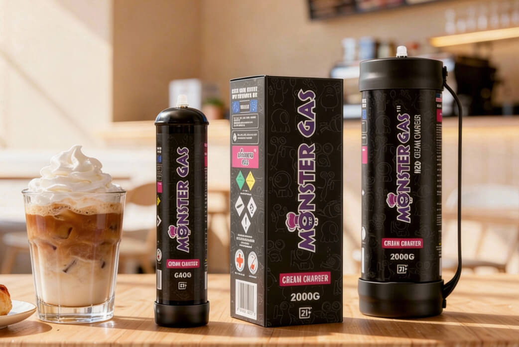 Monster Whip complete N2O cream charger product lineup
