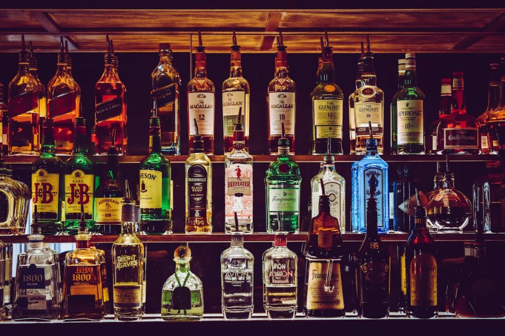 Colorful cocktails and drinks made with cream chargers and N2O dispensers