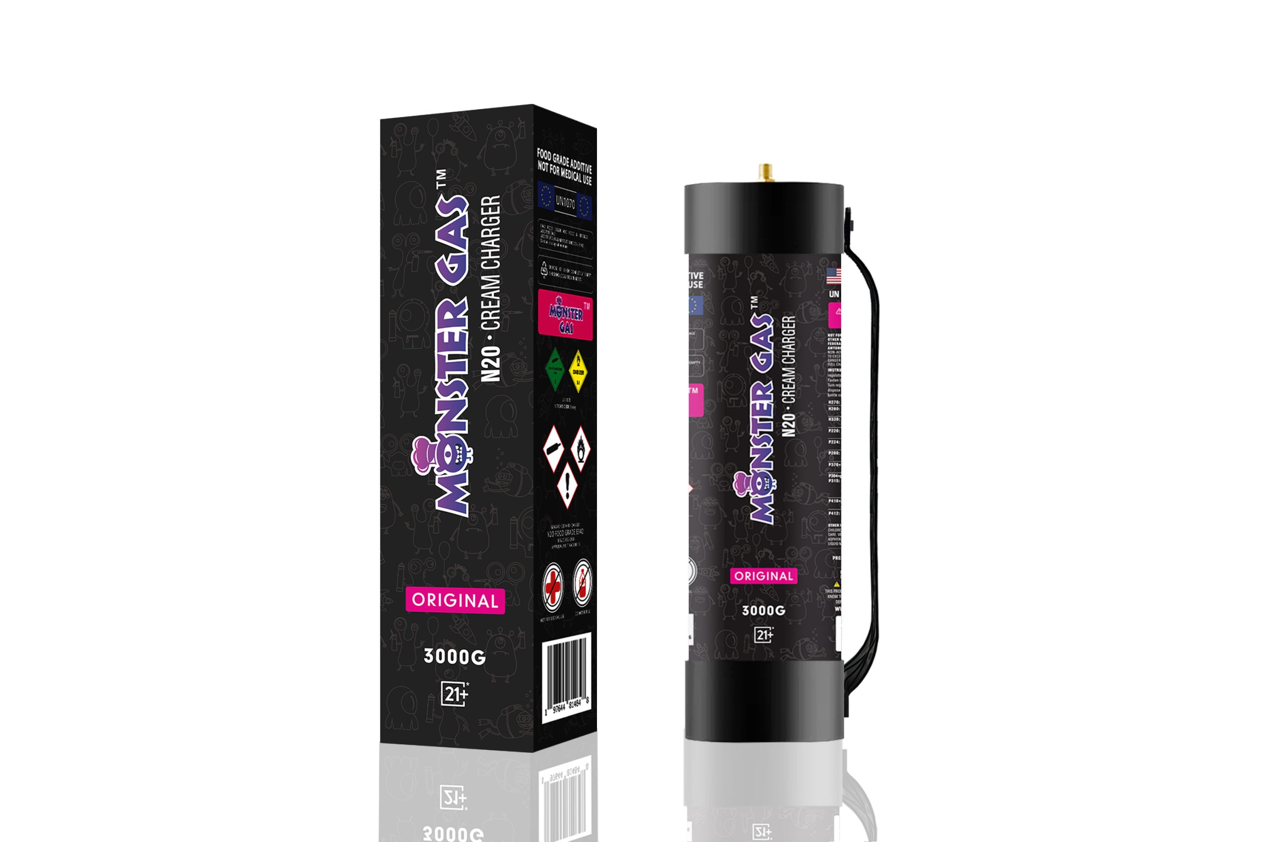 Monster Gas 3000G Original N2O Cream Charger