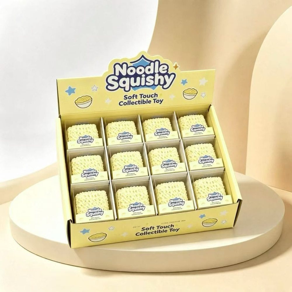 Wholesale Squishy & Fidget Toys | Bulk Squishies, Mochi & Stress Keyboards 22 Wholesale noodle squishy stress toys, 12 piece retail display box