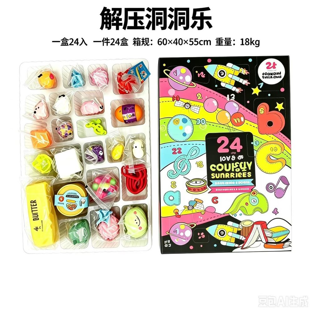 Wholesale Squishy & Fidget Toys | Bulk Squishies, Mochi & Stress Keyboards 11 Wholesale 24 day squishy advent calendar countdown box